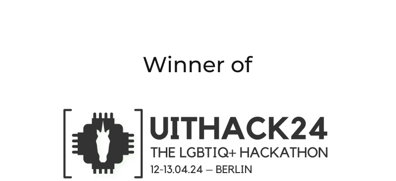 Winner of UITHACK24, the LGBTQ+ Hackathon